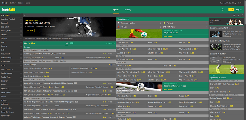Bet365 Online Sports Betting